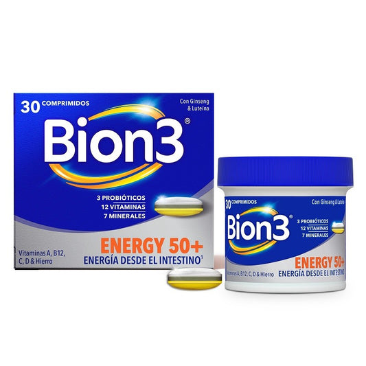 BION 3 Energy 50+ 30 Comprimidos-1