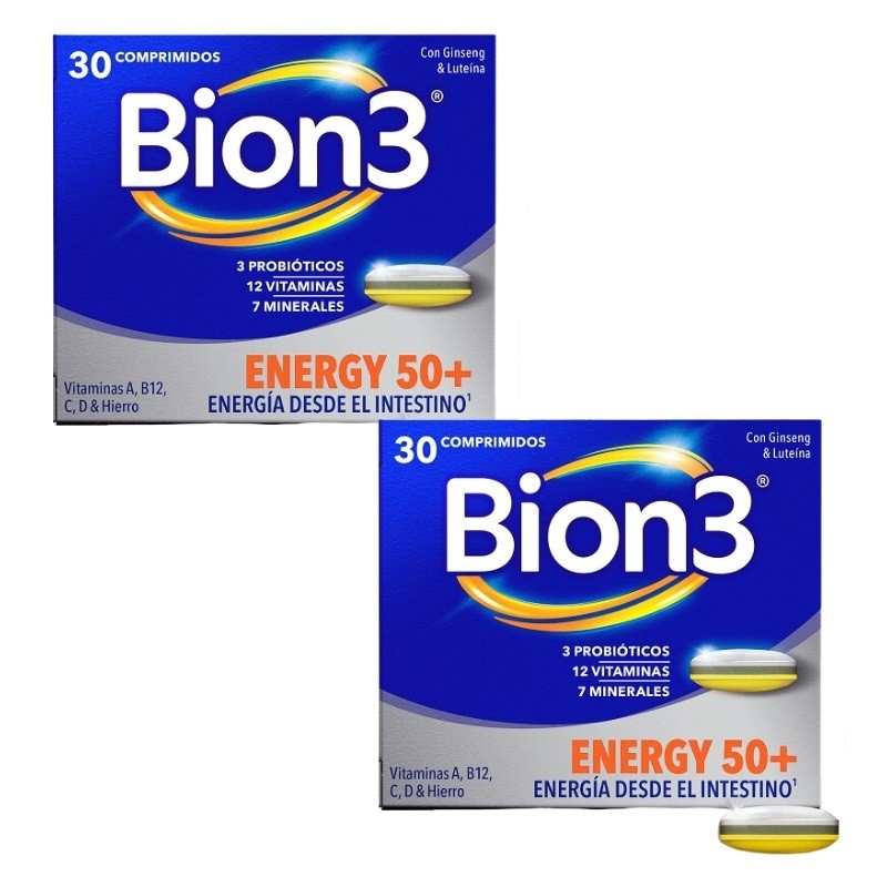 BION 3 Energy 50+ 2x30 Comprimidos-1
