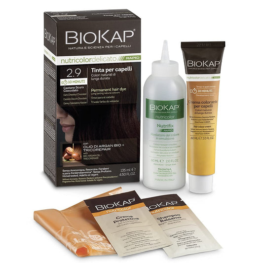Biokap Tinte Rapid 2.90 Castaño Oscuro Chocolate 135 ml-1