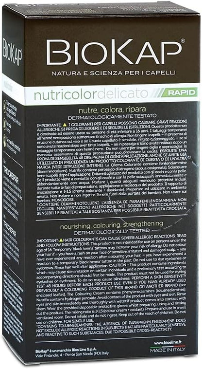 Biokap Tinte Rapid 6.06 Rubio Oscuro Habana 135 ml-2