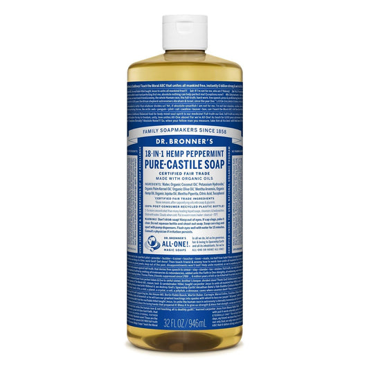 Bronner Jabón Líquido Menta Bio 945 ml-1