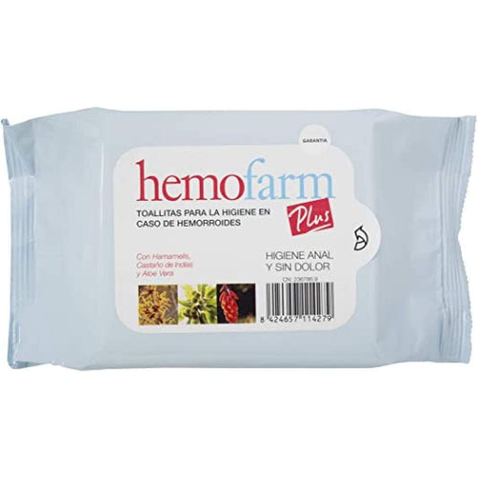 Diafarm Laboratorios Hemofarm Plus 40 Toallitas-1