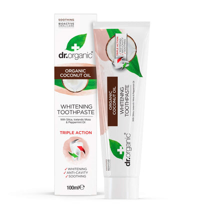 Dr. Organic Dentífrico Aceite de Coco 100 ml-1