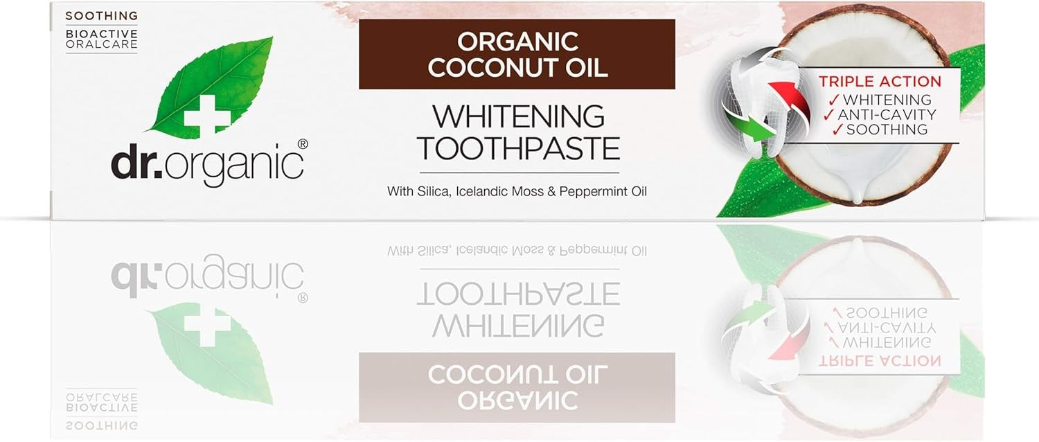 Dr. Organic Dentífrico Aceite de Coco 100 ml-3