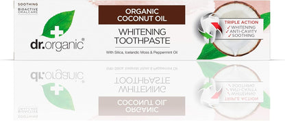 Dr. Organic Dentífrico Aceite de Coco 100 ml-3