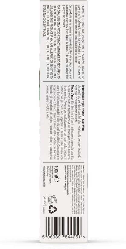 Dr. Organic Dentífrico Aceite de Coco 100 ml-4