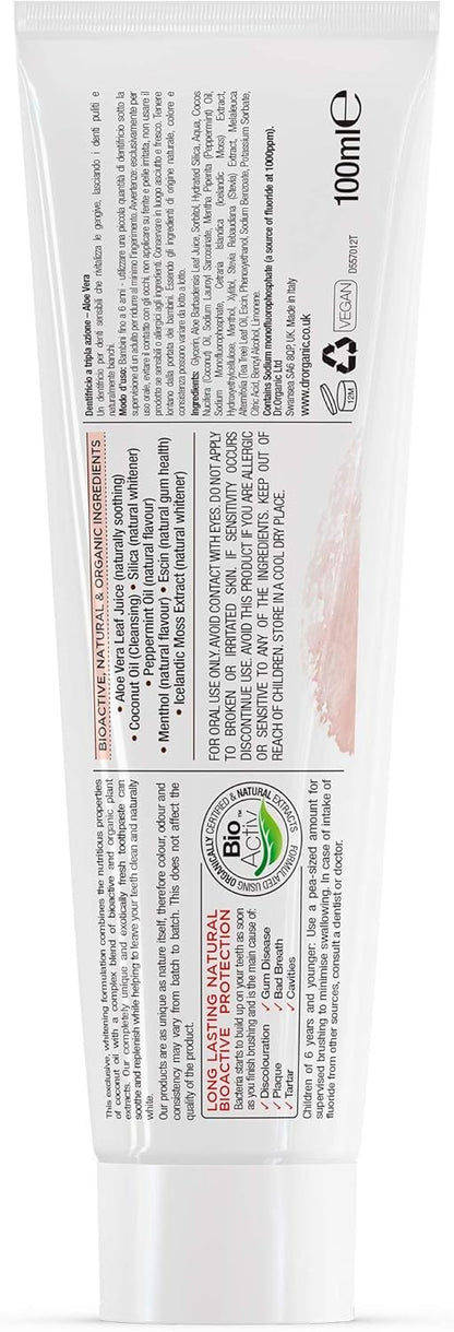 Dr. Organic Dentífrico Aceite de Coco 100 ml-6