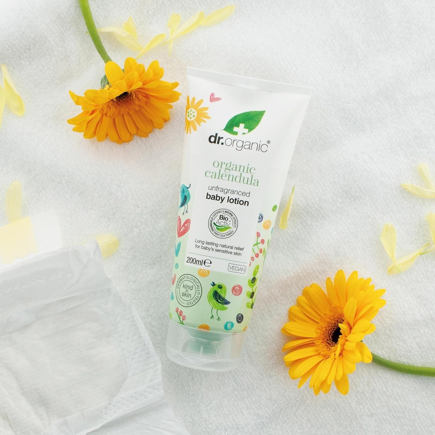 Dr. Organic Loción Corporal Bebé Caléndula 250 ml-3