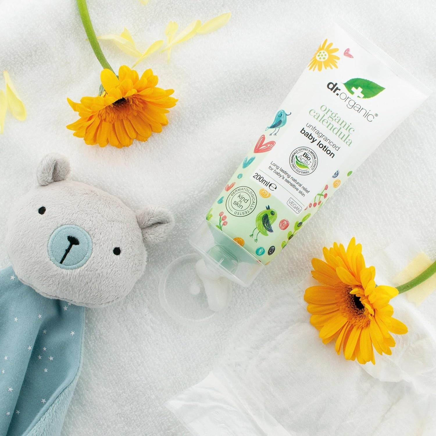 Dr. Organic Loción Corporal Bebé Caléndula 250 ml-4