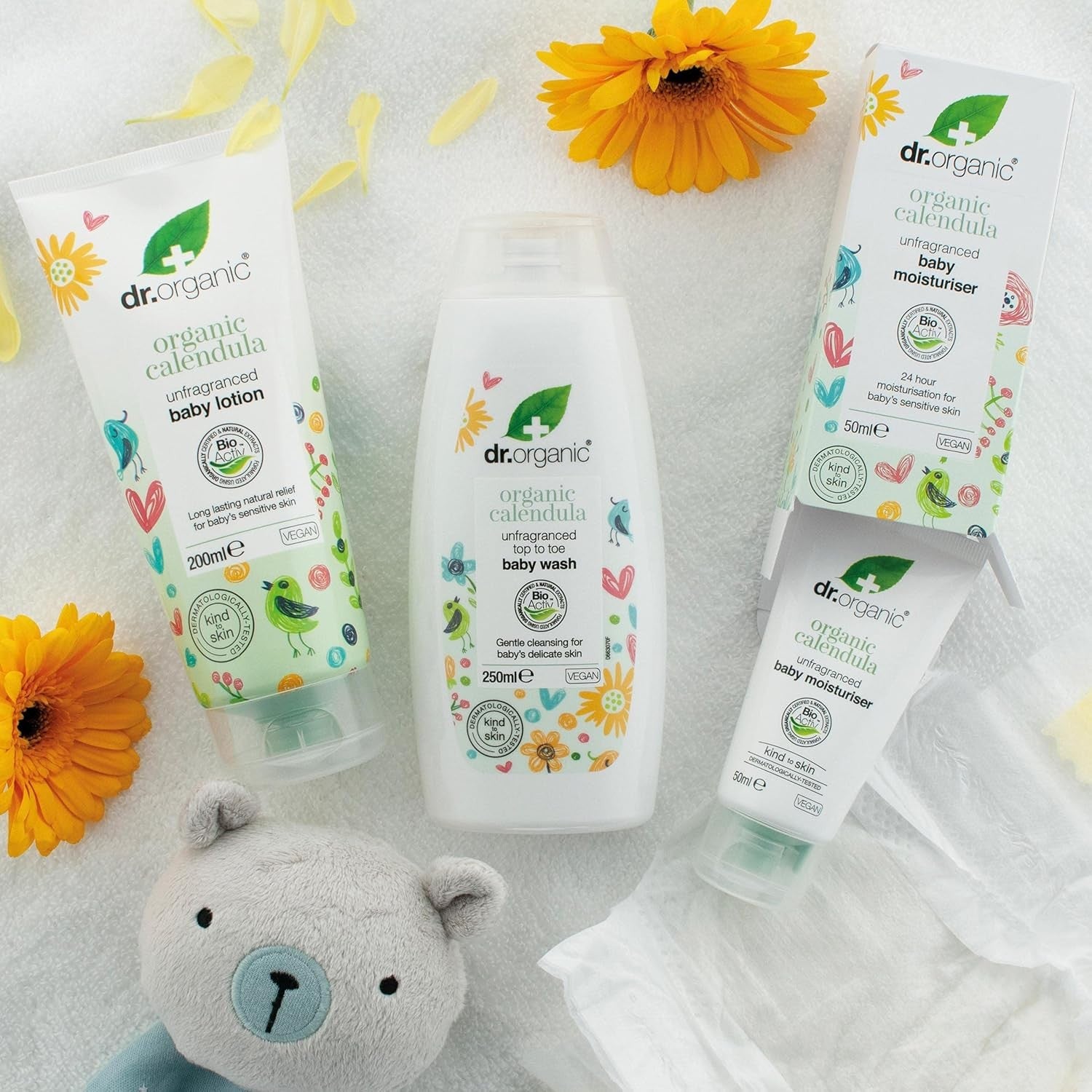 Dr. Organic Loción Corporal Bebé Caléndula 250 ml-6