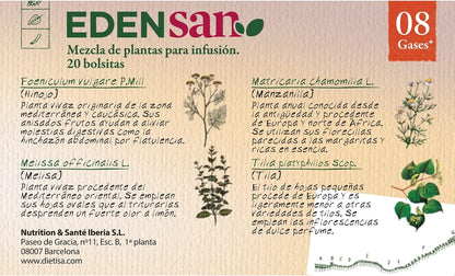 Edensan Infusión 08 Gases 20 Sobres-2
