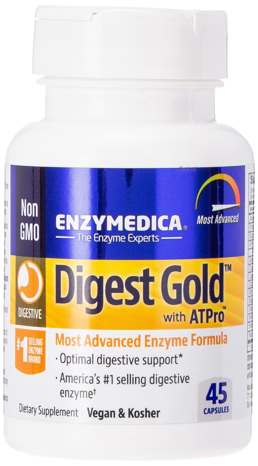 Enzymedica Digest Gold ATPro 45 Cápsulas-1