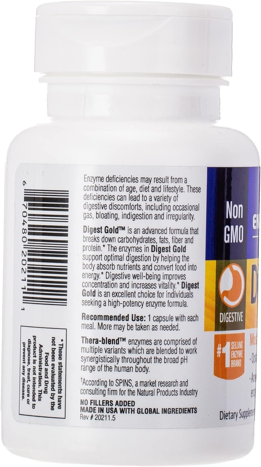Enzymedica Digest Gold ATPro 45 Cápsulas-2