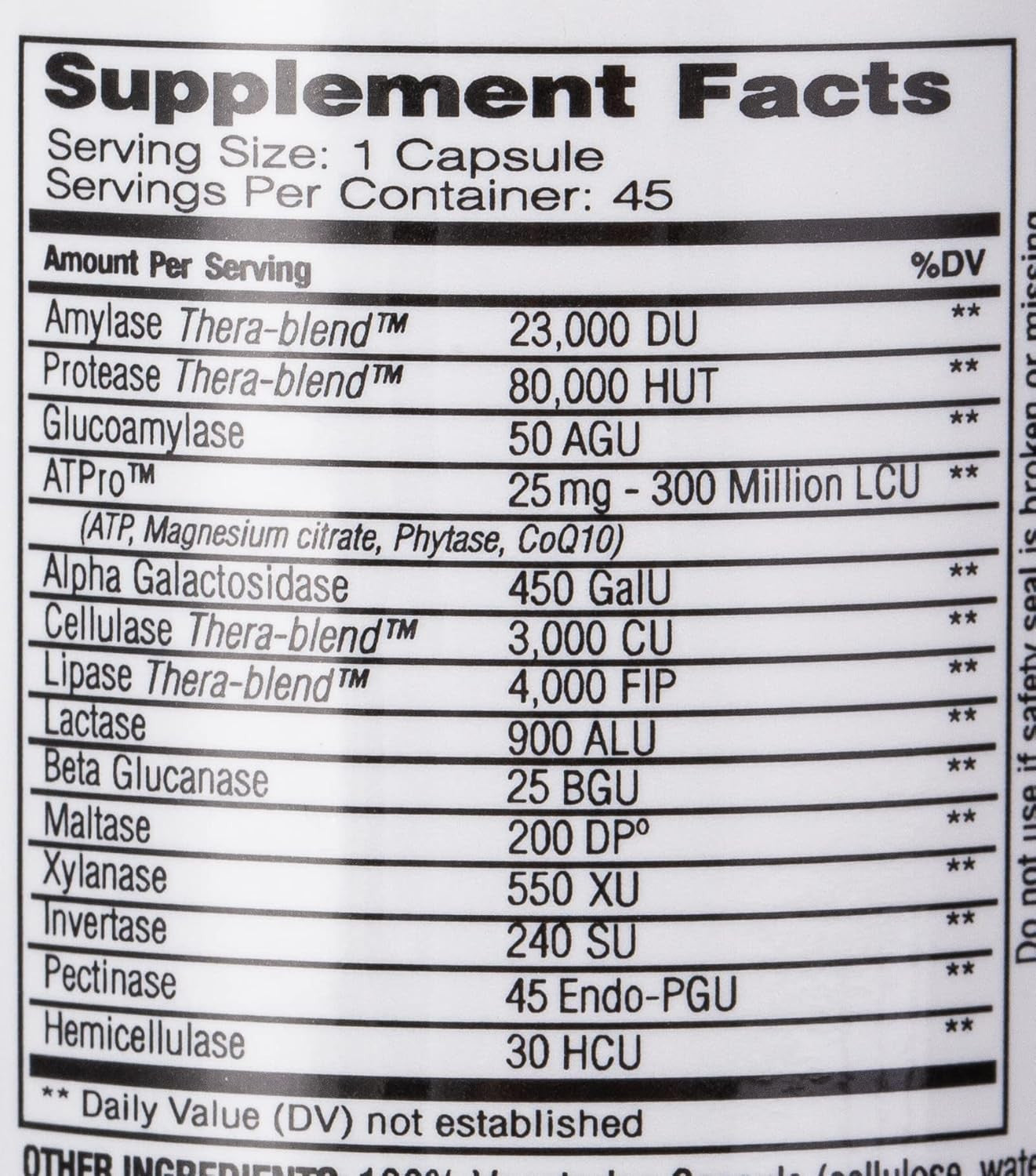 Enzymedica Digest Gold ATPro 45 Cápsulas-3