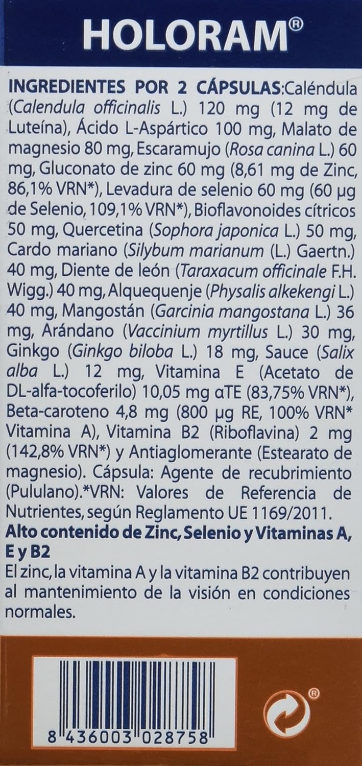 Equisalud Holoram Vision 60 Cápsulas-4