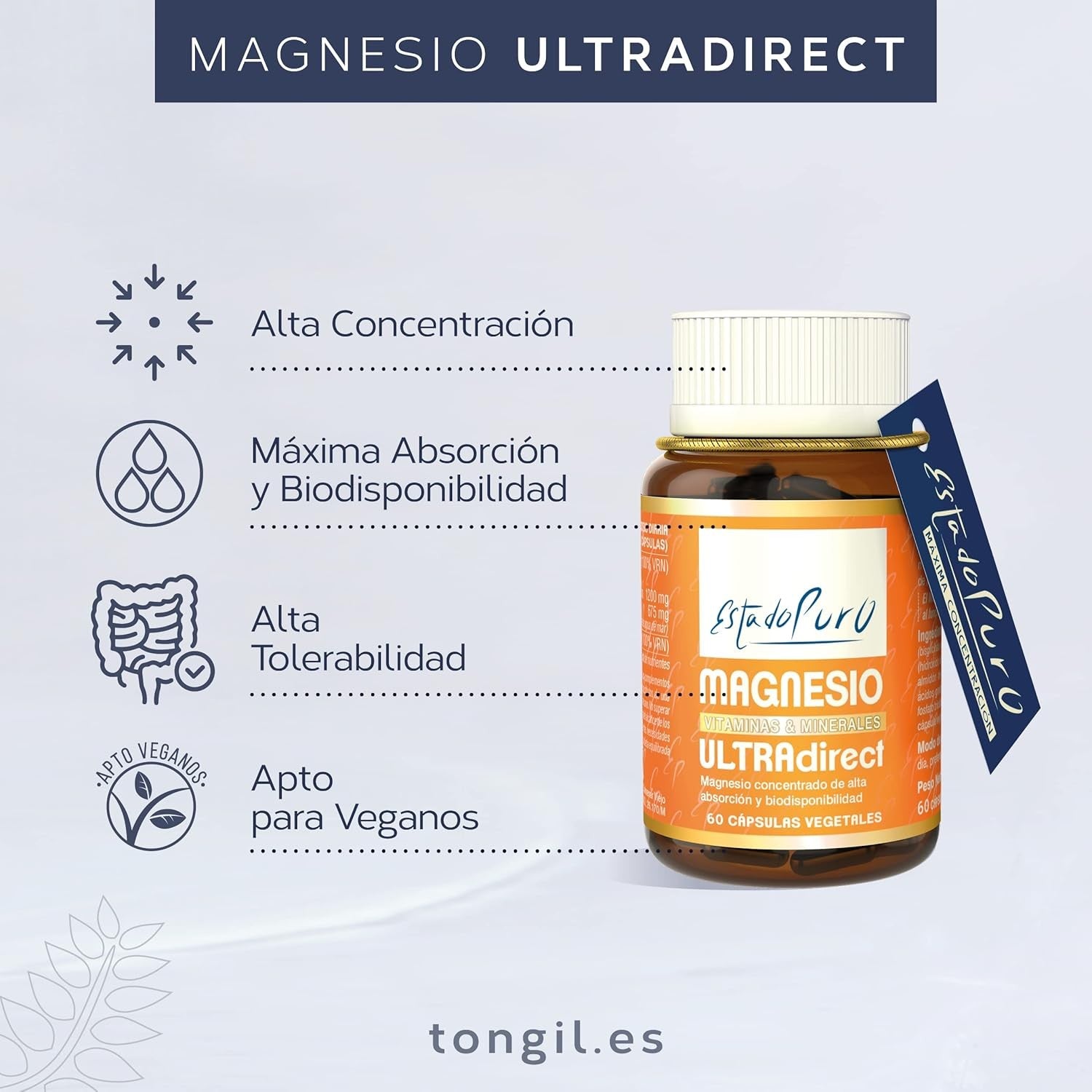 Estado Puro Magnesio Ultradirect 60 Cápsulas-2