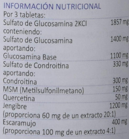 Lamberts Glucosamina Completa 120 Tabletas-2