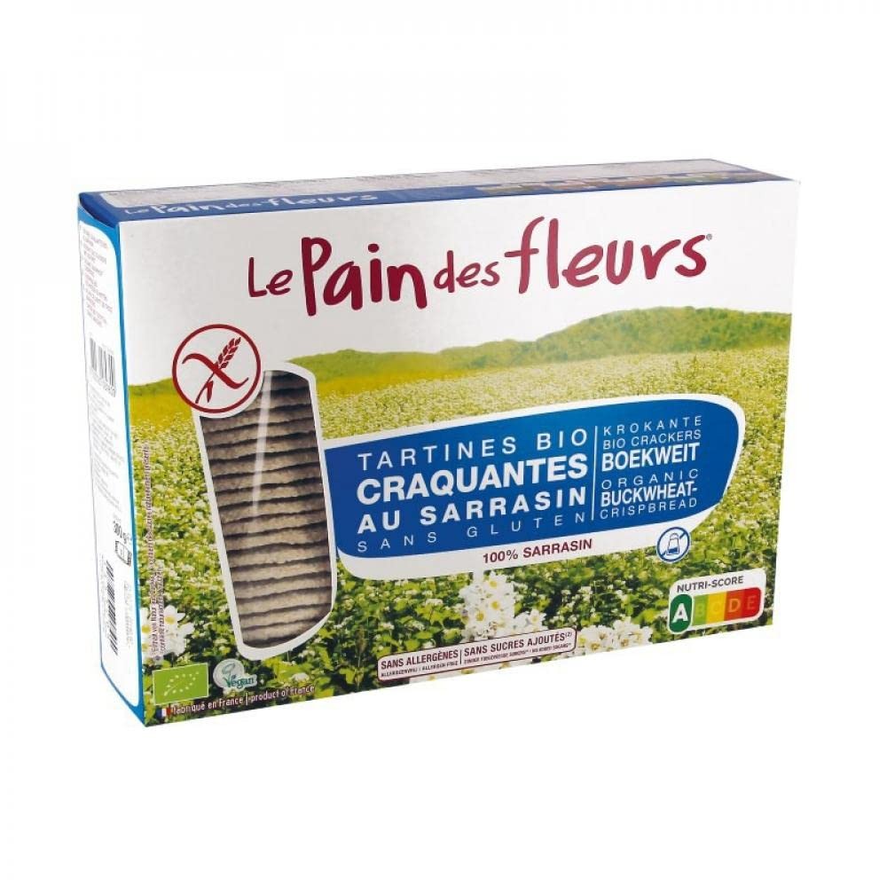 Le Pain Des Fleurs Cracker Sarraceno Sin Sal 300 g-1