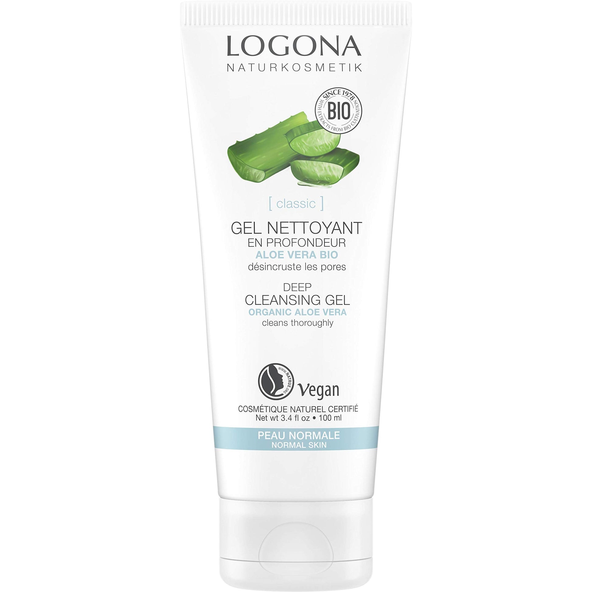 Logona Gel Limpiador Profesional Aloe Vera 100 ml-1