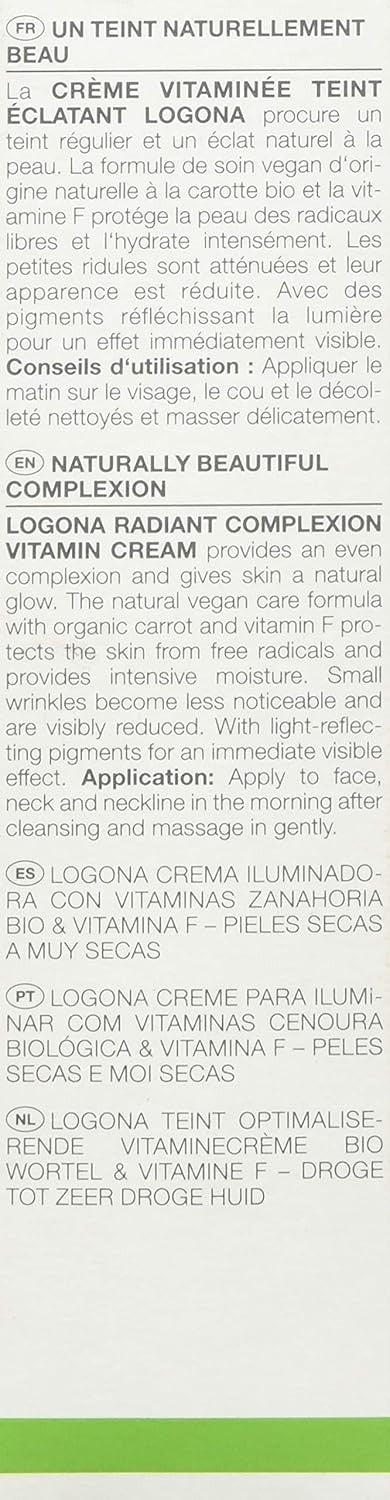 Logona Crema Zanahoria Vitamina F Iluminadora 30 ml-2