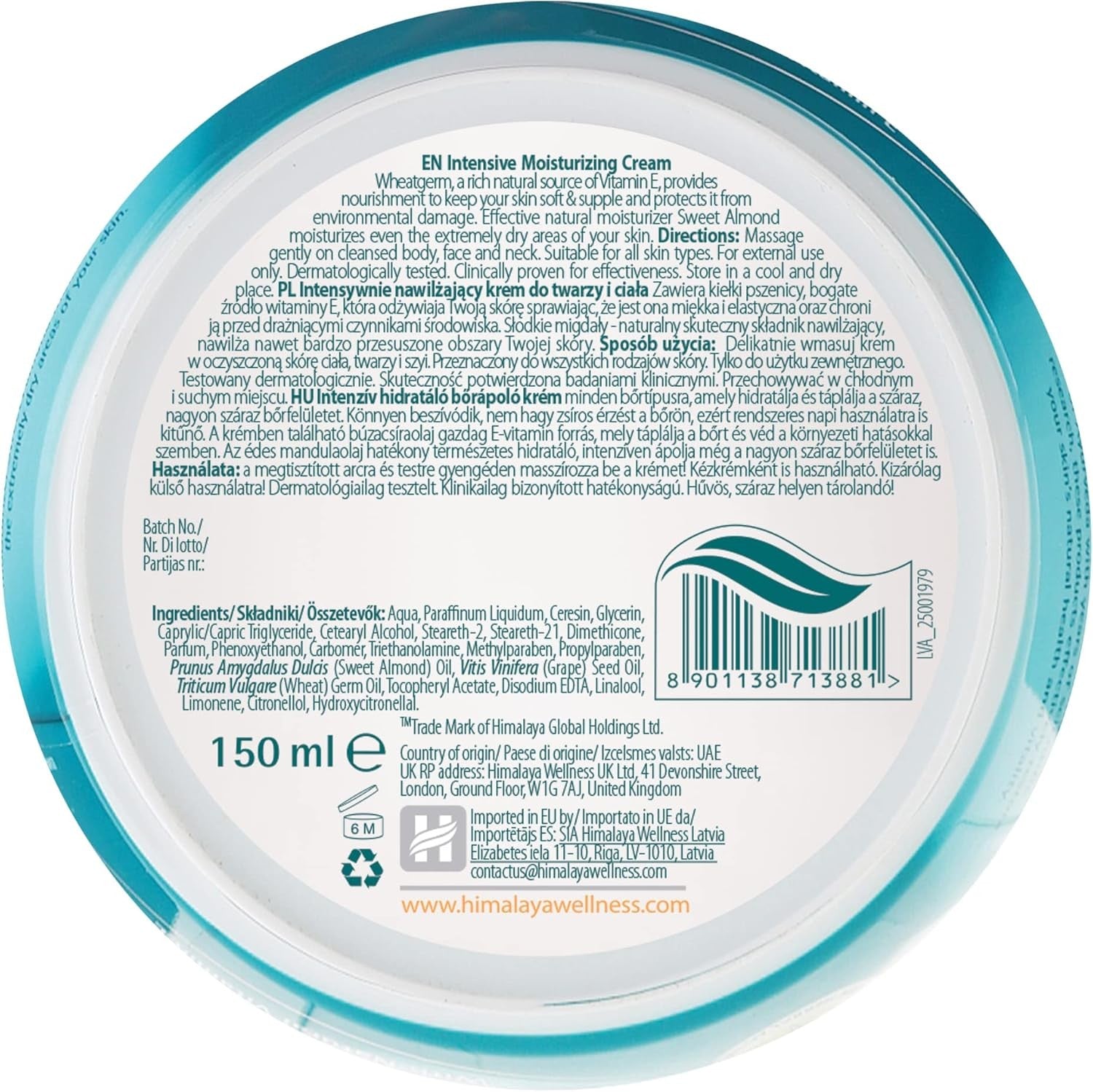 Himalaya Crema Multiuso Hidratante Intensa 150 ml-2