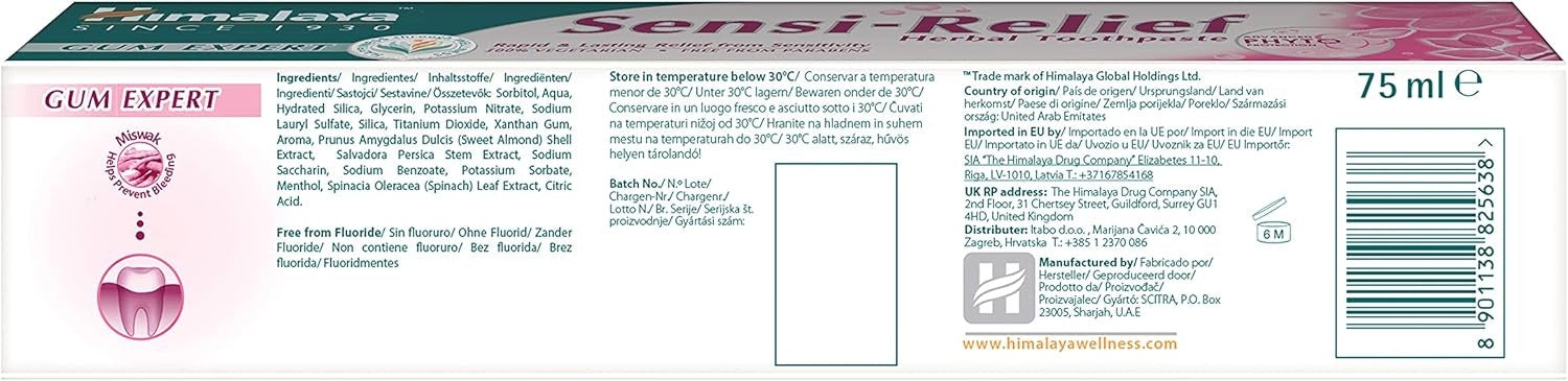 Himalaya Dentífrico Dientes Sensibles 75 ml-2