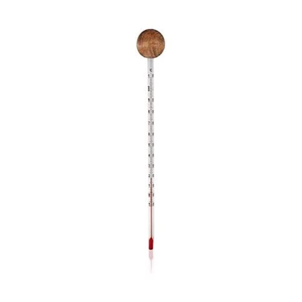 Khadi Termómetro Analógico Cristal Madera Sin Mercurio 1 Unidad-1