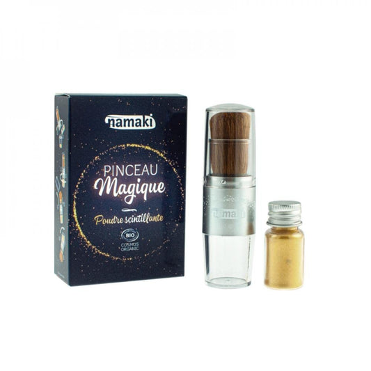Namaki Pincel Mágico Polvo Brillante Dorado 1 Unidad-1