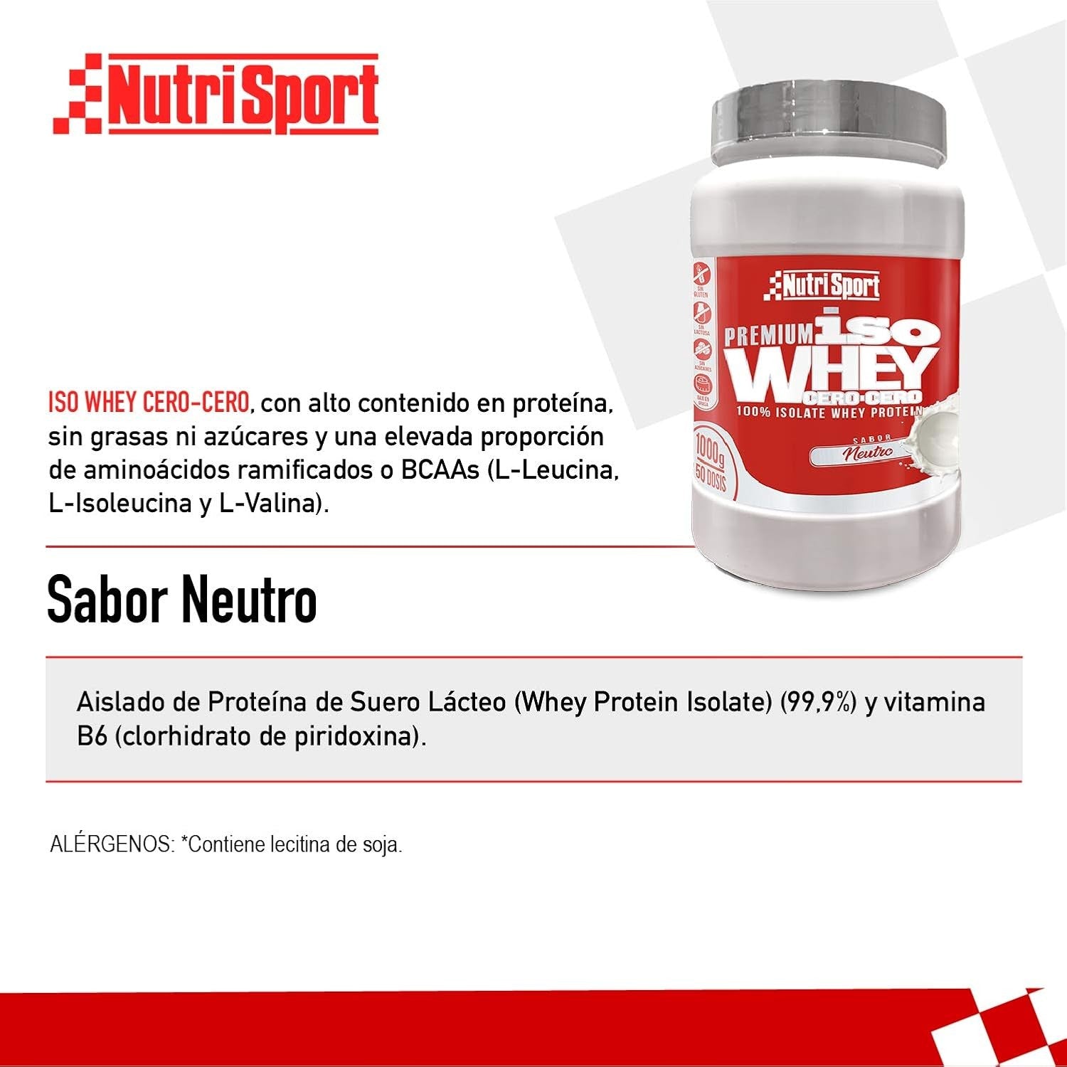 Nutrisport Iso Whey Cero-Cero Neutro 1 kg-4