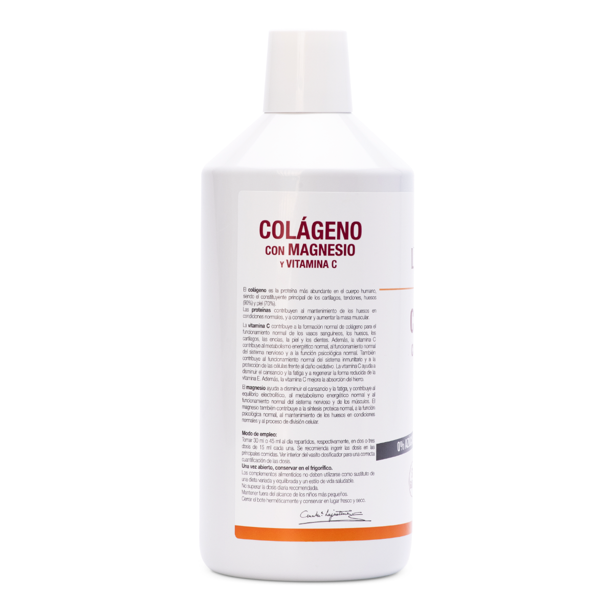 Ana María Lajusticia Kollagen mit Magnesium und Vitamin C Kirschgeschmack Flüssigkeit 1 L