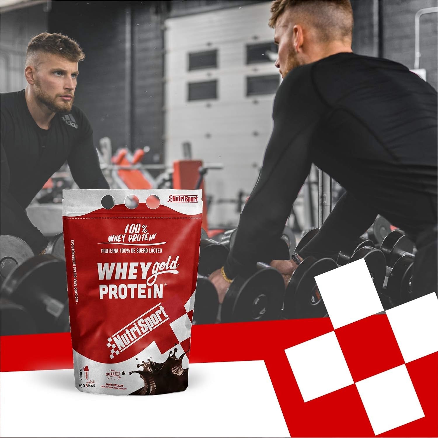 Nutrisport Whey Gold Protein Chocolate 500 g-2