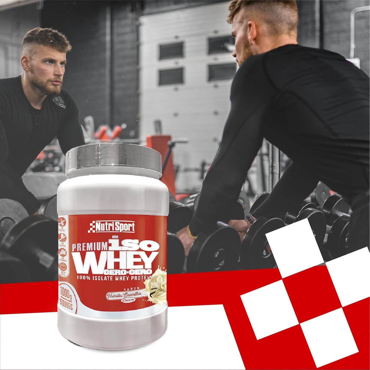 Nutrisport Iso Whey Cero-Cero Vainilla 1 kg-2