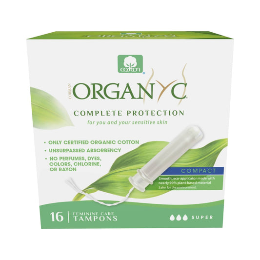 Organyc Tampón Super Aplicador Compact 16 Unidades-1