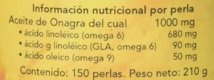 Ortocel Nutri-Therapy Onagra 1000 mg 150 Perlas-2