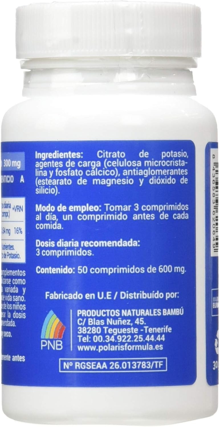 Polaris Citrato de Potasio 300 mg 50 Comprimidos-2