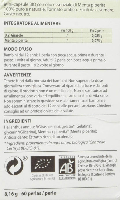 Pranarom Menta Piperita Bio 60 Cápsulas-2
