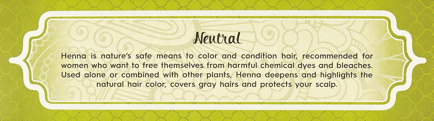 Radhe Shyam Henna Neutro Polvo 100 g-4