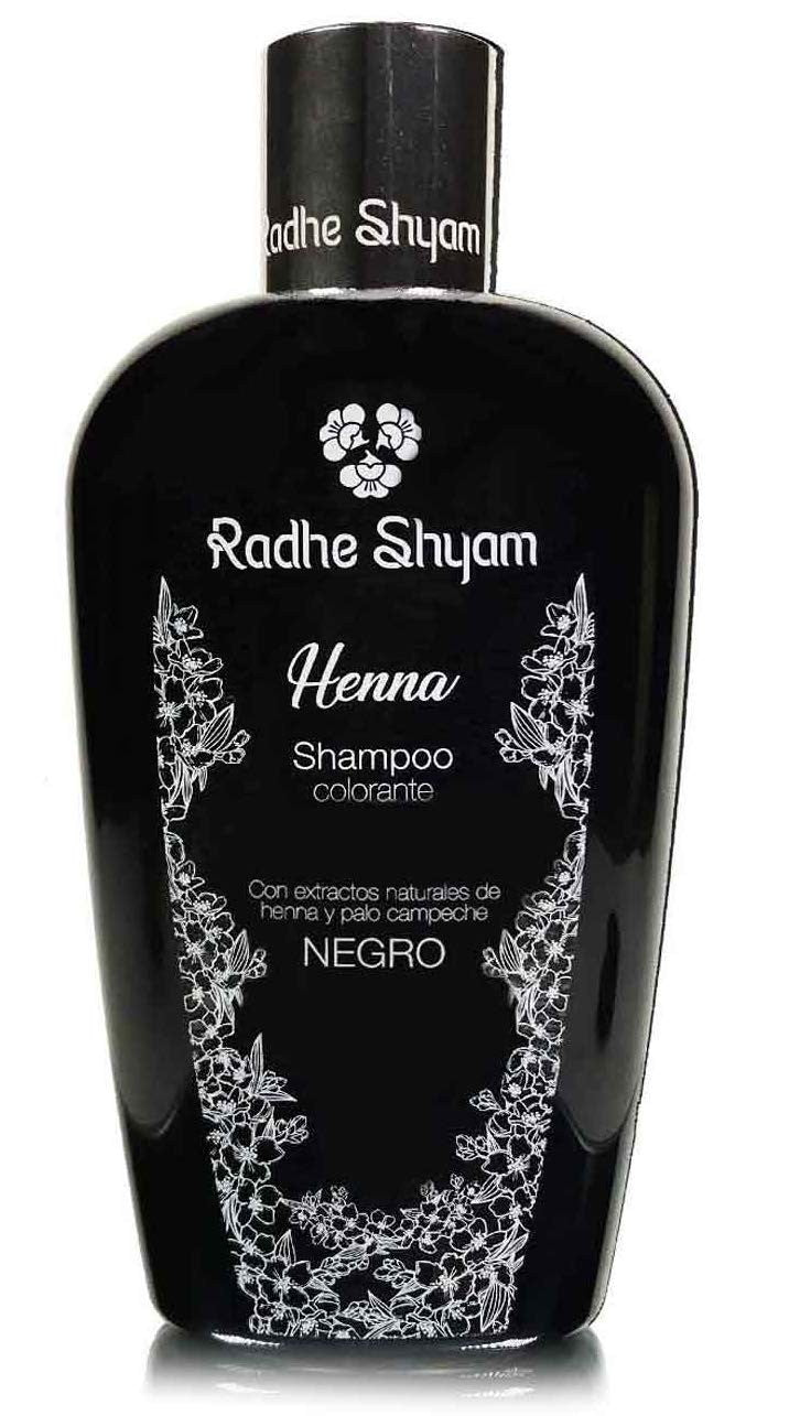 Radhe Shyam Champú Henna Color Negro 250 ml-1