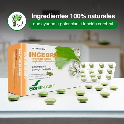 Soria Natural Incebril Ginkgo Espino 60 Comprimidos-2