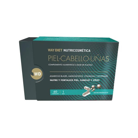 Waydiet Piel Cabello Uñas 60 Cápsulas-1