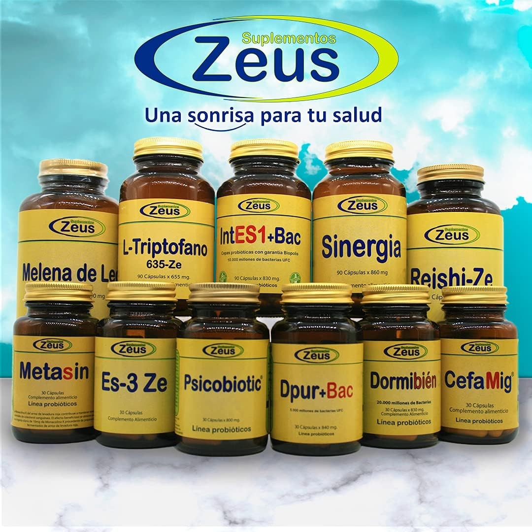 Zeus L-Triptófano 635 90 Cápsulas-4