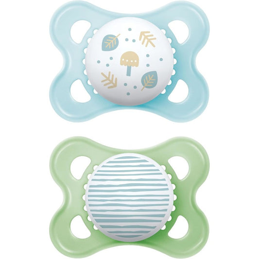 MAM Chupete Original Caucho Natural 2-6M 2 Unidades-1