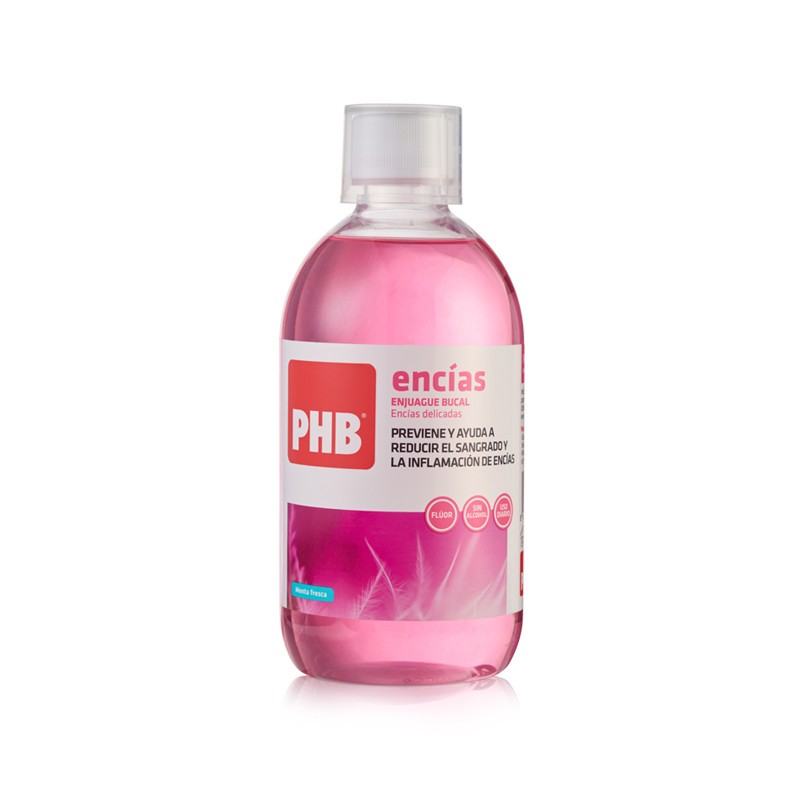 PHB Encías Enjuague Bucal 500 ml-1