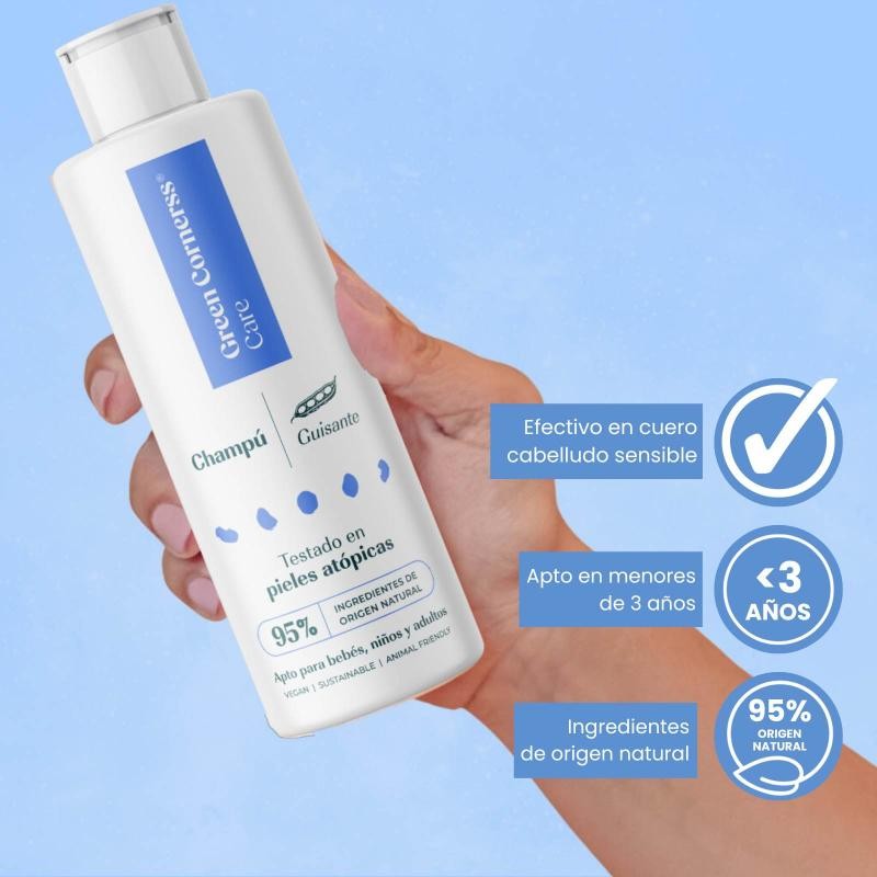 Green Cornerss Care Champú de Guisante 300 ml-5