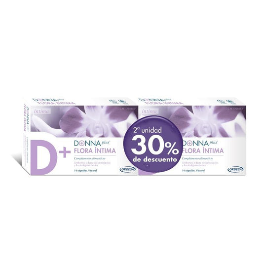 DONNA PLUS+ Flora Íntima Duplo 2x14 Cápsulas-1