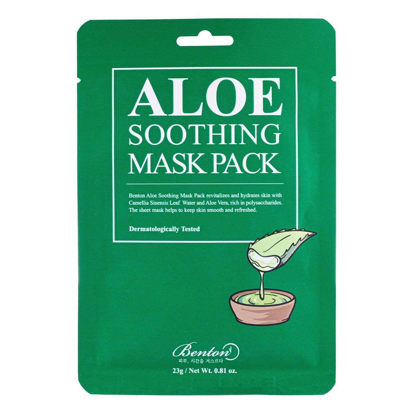 Masque apaisant à l'aloès de Benton 23 g