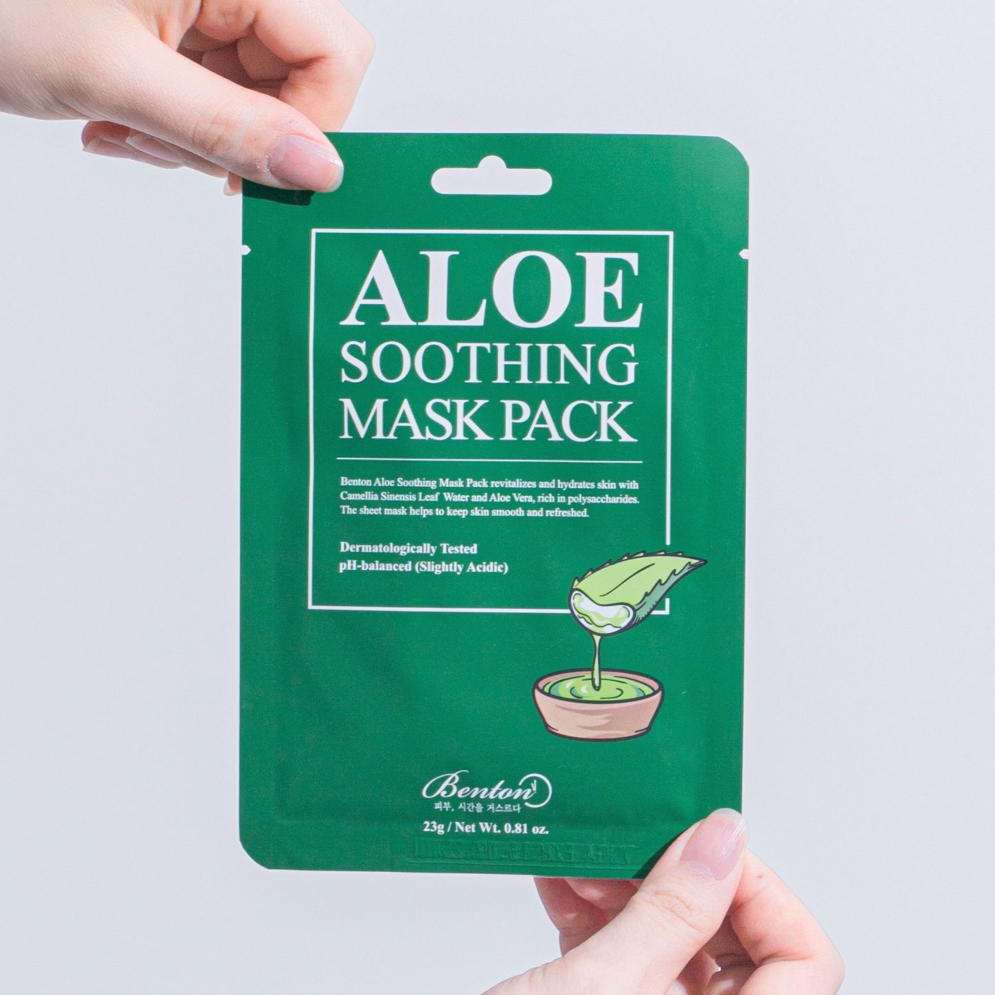 Masque apaisant à l'aloès de Benton 23 g