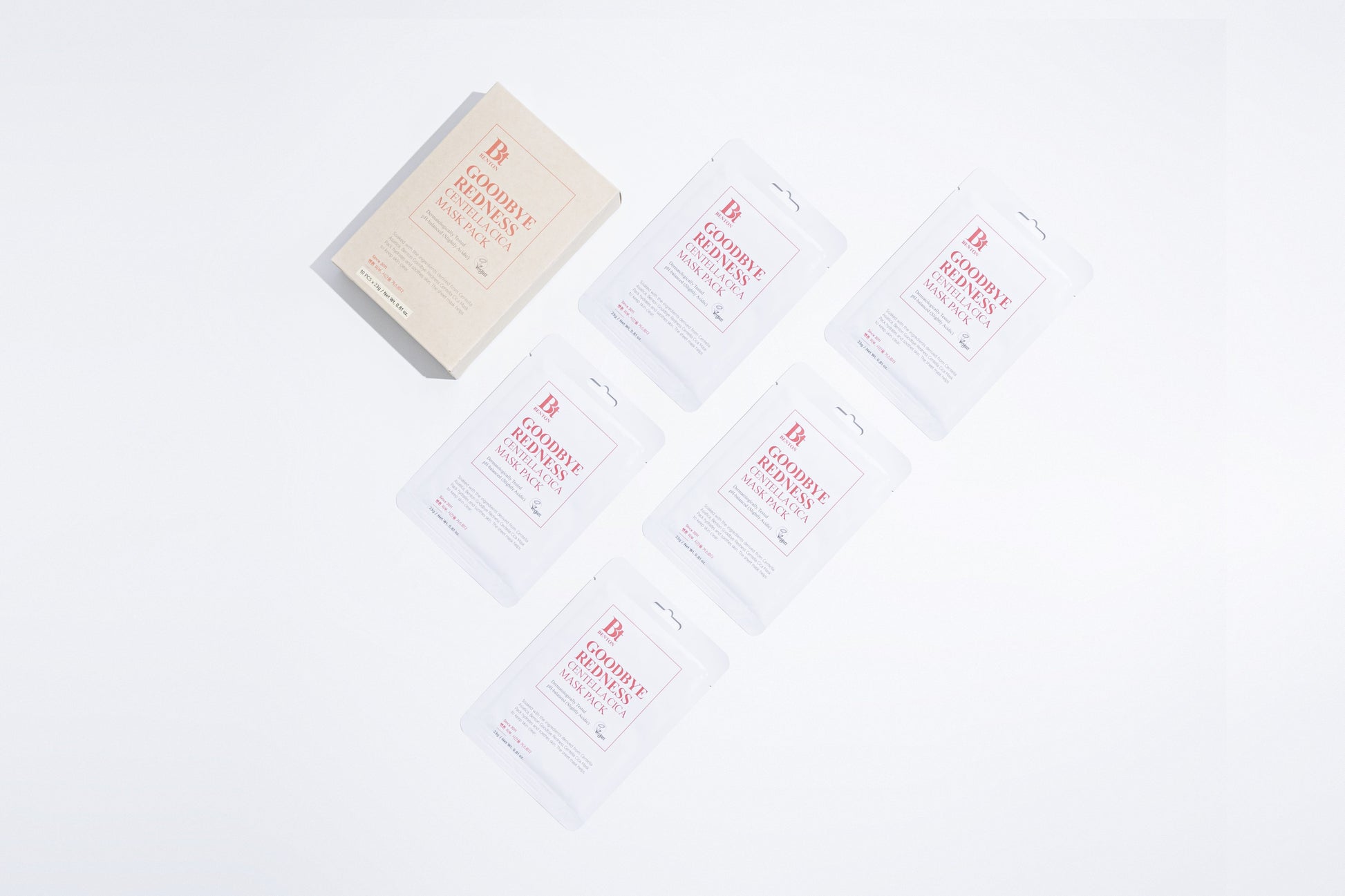 Benton Goodbye Redness Centella Cica Mask 23g-3