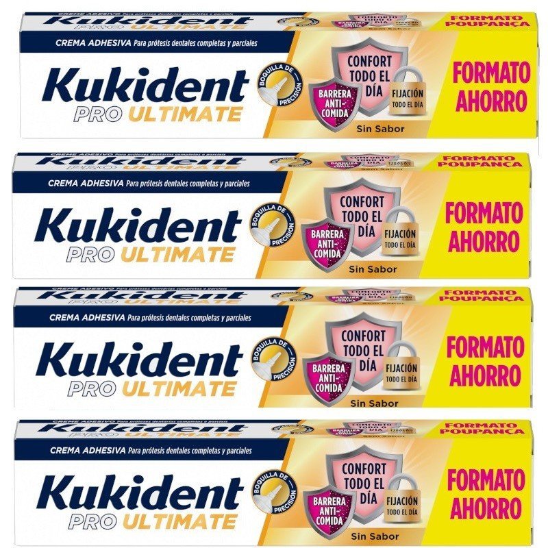 KUKIDENT Pro Ultimate Sin Sabor Cuádruplo 4x57 g-1