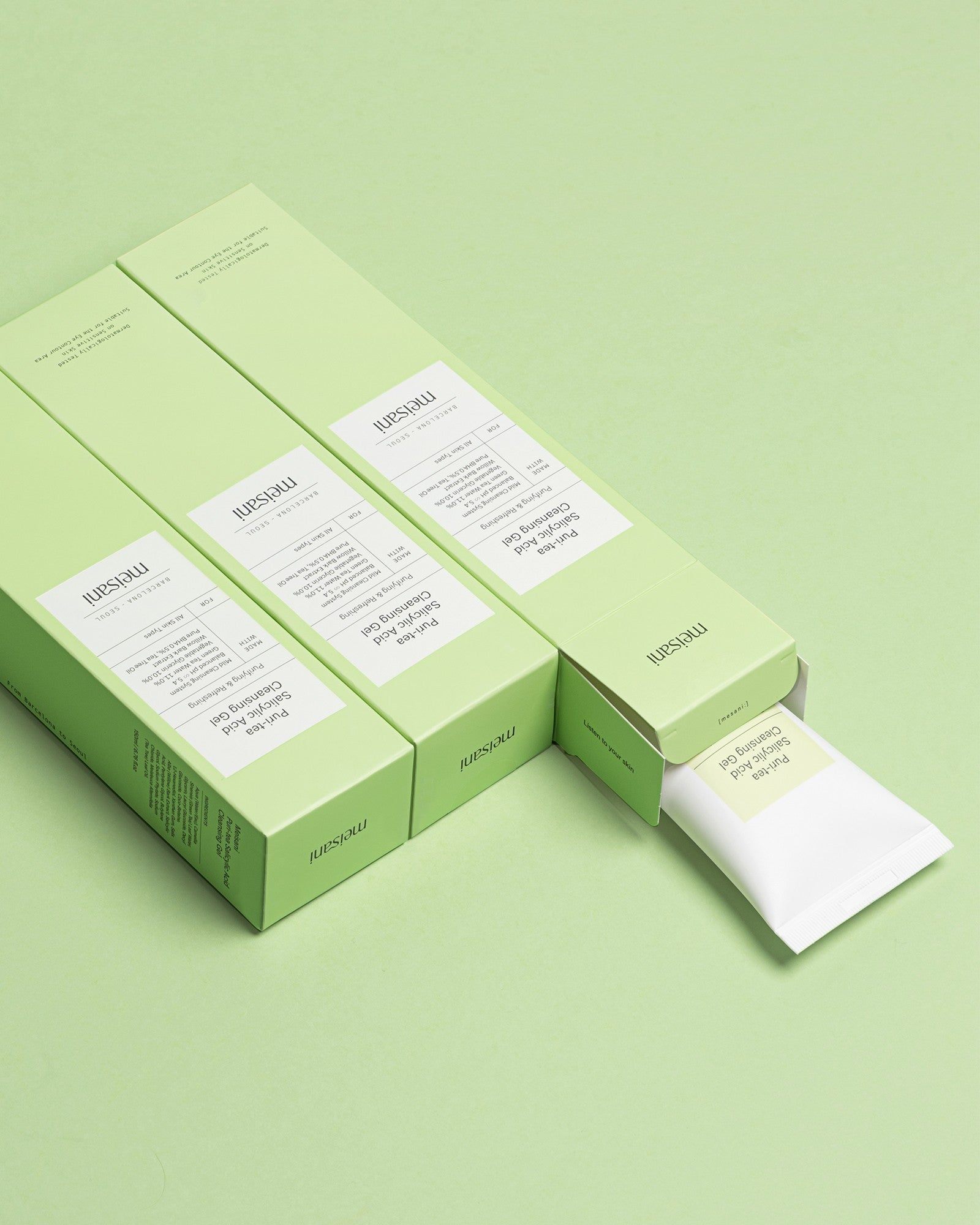 Meisani Puri-Tea Salicylic Acid Cleansing Gel 150ml-6
